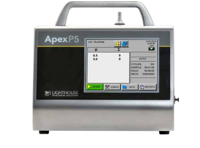 Apex Portable P5系列便携式1.0CFM粒子计数器
